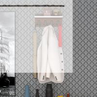 Kenzlife elbise askılığı askılık vettini38 cvz 20*038*12 siyah 4 adet askı portmanto