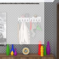 Kenzlife elbise askılığı karayemiş2 byz 26*076*12 vestiyer portmanto askı askılık 8 adet askı