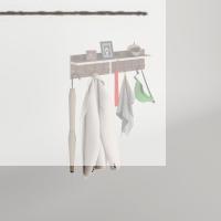 Kenzlife elbise askılığı karayemiş2 cvz 26*076*12 vestiyer portmanto askı askılık 8 adet askı