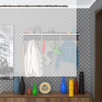 Kenzlife elbise askılığı karayemiş3 gri 26*114*12 vestiyer portmanto askı askılık 12 adet askı