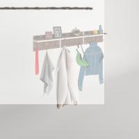 Kenzlife elbise askılığı karayemiş3 cvz 26*114*12 vestiyer portmanto askı askılık 12 adet askı