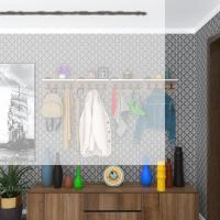 Kenzlife elbise askılığı karayemiş4 crd 26*152*12 vestiyer portmanto askı askılık 16 adet askı
