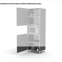 Kenzlife fırın dolabı fadime gri 185*66*45 mutfak banyo kiler ofis