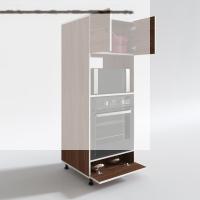 Kenzlife fırın dolabı halide cvz 162*60*56 mutfak kapaklı ayaklı banyo kiler ofis