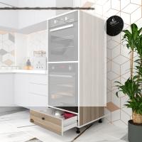 Kenzlife fırın dolabı naime crd 145*60*56 mutfak çekmeceli ayaklı banyo kiler ofis