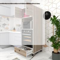 Kenzlife fırın dolabı kamile crd 162*60*56 mutfak çekmeceli ayaklı banyo kiler ofis