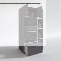 Kenzlife fırın dolabı makbule gri 180*90*56 mutfak çekmeceli ayaklı banyo kiler ofis