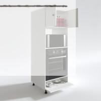 Kenzlife fırın dolabı halide byz 162*60*56 mutfak kapaklı ayaklı banyo kiler ofis