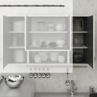 Kenzlife hazır mutfak acus32 gri 060*150*32 mutfak banyo dolabı kapaklı raflı