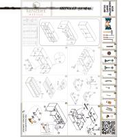 Kenzlife hazır mutfak acus32 gri 060*150*32 mutfak banyo dolabı kapaklı raflı