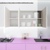 Kenzlife hazır mutfak canna32 crd 060*120*32 mutfak banyo dolabı kapaklı raflı