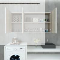 Kenzlife hazır mutfak canna32 crd 060*120*32 mutfak banyo dolabı kapaklı raflı