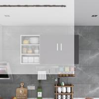 Kenzlife hazır mutfak castus22 gri 060*120*22 mutfak banyo dolabı kapaklı raflı