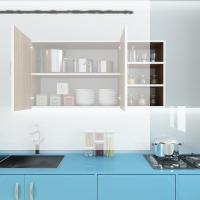 Kenzlife hazır mutfak fulvus22 cvz 060*120*22 mutfak banyo dolabı kapaklı raflı
