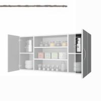 Kenzlife hazır mutfak honnor32 gri 060*120*32 mutfak banyo dolabı kapaklı raflı