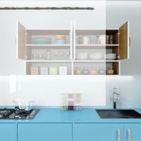 Kenzlife hazır mutfak vesper cvz 060*120*32 mutfak banyo dolabı kapaklı raflı