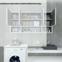 Kenzlife hazır mutfak severus gri 060*120*32 mutfak banyo dolabı kapaklı raflı