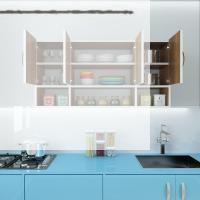 Kenzlife hazır mutfak severus cvz 060*120*32 mutfak banyo dolabı kapaklı raflı