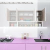 Kenzlife hazır mutfak severus crd 060*120*32 mutfak banyo dolabı kapaklı raflı