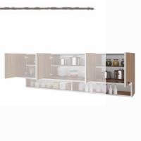 Kenzlife hazır mutfak general cvz 060*150*32 mutfak banyo dolabı kapaklı raflı