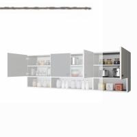 Kenzlife hazır mutfak konsta gri 060*150*32 mutfak banyo dolabı kapaklı raflı