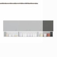 Kenzlife hazır mutfak konsta gri 060*150*32 mutfak banyo dolabı kapaklı raflı