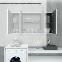 Kenzlife hazır mutfak merlanda gri 060*120*32 mutfak banyo dolabı kapaklı raflı