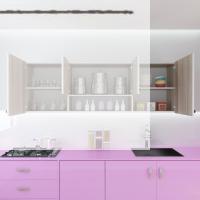 Kenzlife hazır mutfak packey crd 060*180*32 mutfak banyo dolabı kapaklı raflı
