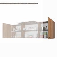 Kenzlife hazır mutfak lucida cvz 060*150*32 mutfak banyo dolabı kapaklı raflı