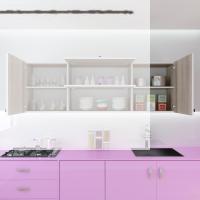 Kenzlife hazır mutfak lucida crd 060*150*32 mutfak banyo dolabı kapaklı raflı