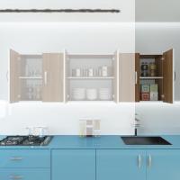 Kenzlife hazır mutfak nonus cvz 060*150*32 mutfak banyo dolabı kapaklı raflı