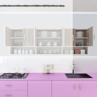 Kenzlife hazır mutfak vice crd 060*180*32 mutfak banyo dolabı kapaklı raflı