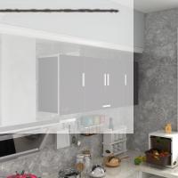 Kenzlife hazır mutfak acus22 gri 060*150*22 mutfak banyo dolabı kapaklı raflı