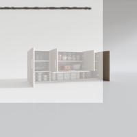 Kenzlife hazır mutfak acus22 crd 060*150*22 mutfak banyo dolabı kapaklı raflı