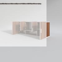 Kenzlife hazır mutfak floro22 cvz 060*150*22 mutfak banyo dolabı kapaklı raflı