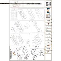 Kenzlife hazır mutfak floro22 cvz 060*150*22 mutfak banyo dolabı kapaklı raflı