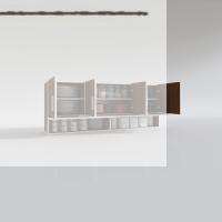 Kenzlife hazır mutfak general cvz 060*150*22 mutfak banyo dolabı kapaklı raflı