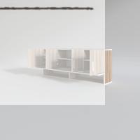 Kenzlife hazır mutfak general crd 060*150*22 mutfak banyo dolabı kapaklı raflı
