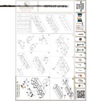 Kenzlife hazır mutfak general crd 060*150*22 mutfak banyo dolabı kapaklı raflı