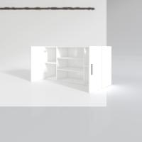Kenzlife hazır mutfak honnor22 byz 060*120*22 mutfak banyo dolabı kapaklı raflı