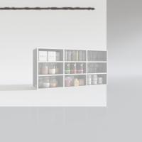 Kenzlife hazır mutfak hortus22 gri 060*120*22 banyo dolabı raflı kapaksız arkalıklı