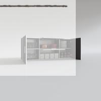 Kenzlife hazır mutfak lucida gri 060*150*22 mutfak banyo dolabı kapaklı raflı