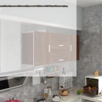 Kenzlife hazır mutfak lucida cvz 060*150*22 mutfak banyo dolabı kapaklı raflı