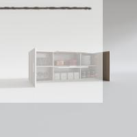 Kenzlife hazır mutfak lucida crd 060*150*22 mutfak banyo dolabı kapaklı raflı