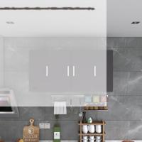 Kenzlife hazır mutfak merlanda gri 060*120*22 mutfak banyo dolabı kapaklı raflı