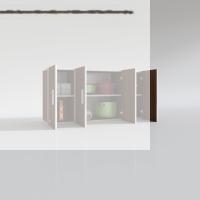 Kenzlife hazır mutfak merlanda cvz 060*120*22 mutfak banyo dolabı kapaklı raflı