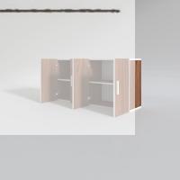 Kenzlife hazır mutfak merta cvz 060*120*22 mutfak banyo dolabı kapaklı raflı