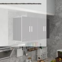 Kenzlife hazır mutfak merta gri 060*120*22 mutfak banyo dolabı kapaklı raflı