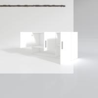 Kenzlife hazır mutfak mirena32 byz 060*120*32 mutfak banyo dolabı kapaklı raflı