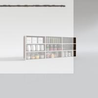 Kenzlife hazır mutfak orela cvz 060*150*22 mutfak banyo dolabı kapaksız raflı